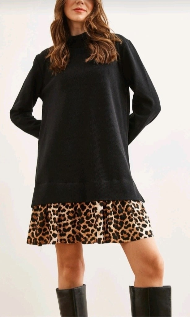 elbise leopar