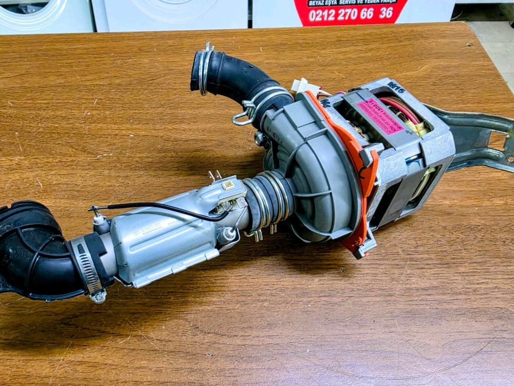 Arçelik 6242 HIT Bulaşık Makinesi Isıtıcılı Yıkama Motoru Pompa Grubu - 3