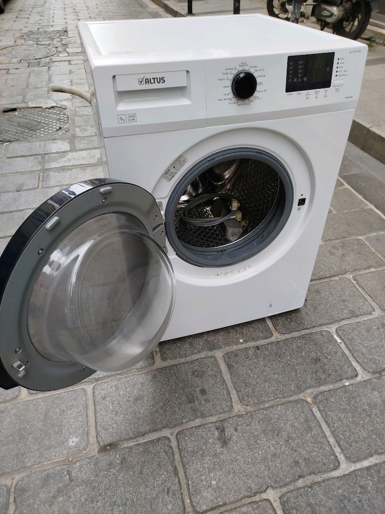 Dijital ekran 9 kilogram inverter motor Altus çamaşır makinesi origina - 9