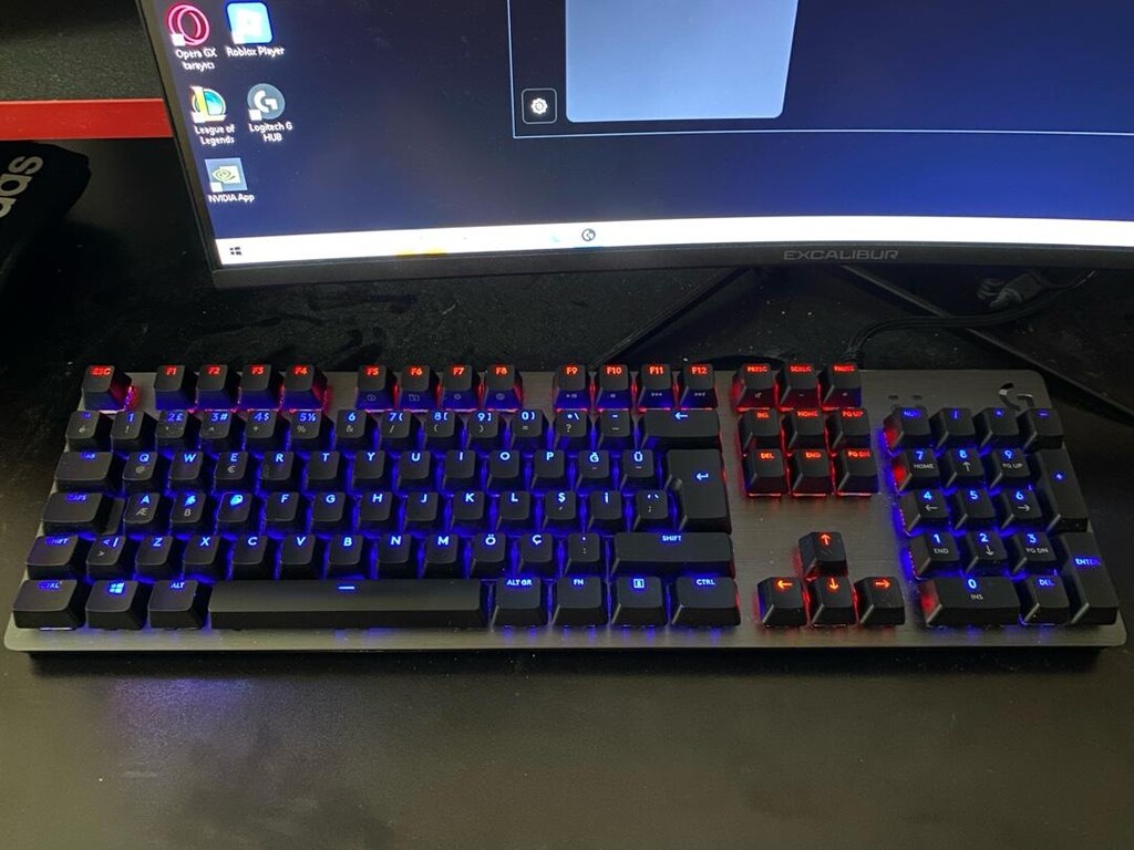 Logitech G513 Carbon Blue Switch Mekanik Klavye - 6