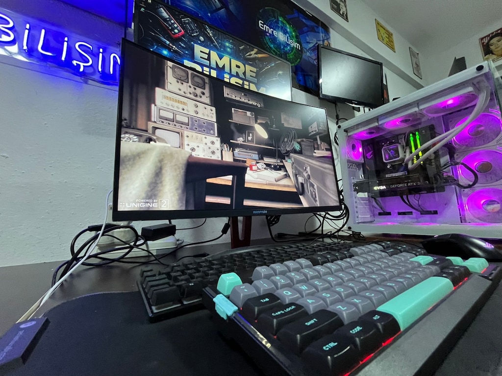 OYUN YAYIN BİLGİSAYARI GAMER PC MASAÜSTÜ BİLGİSAYAR FULL SET PC - 7