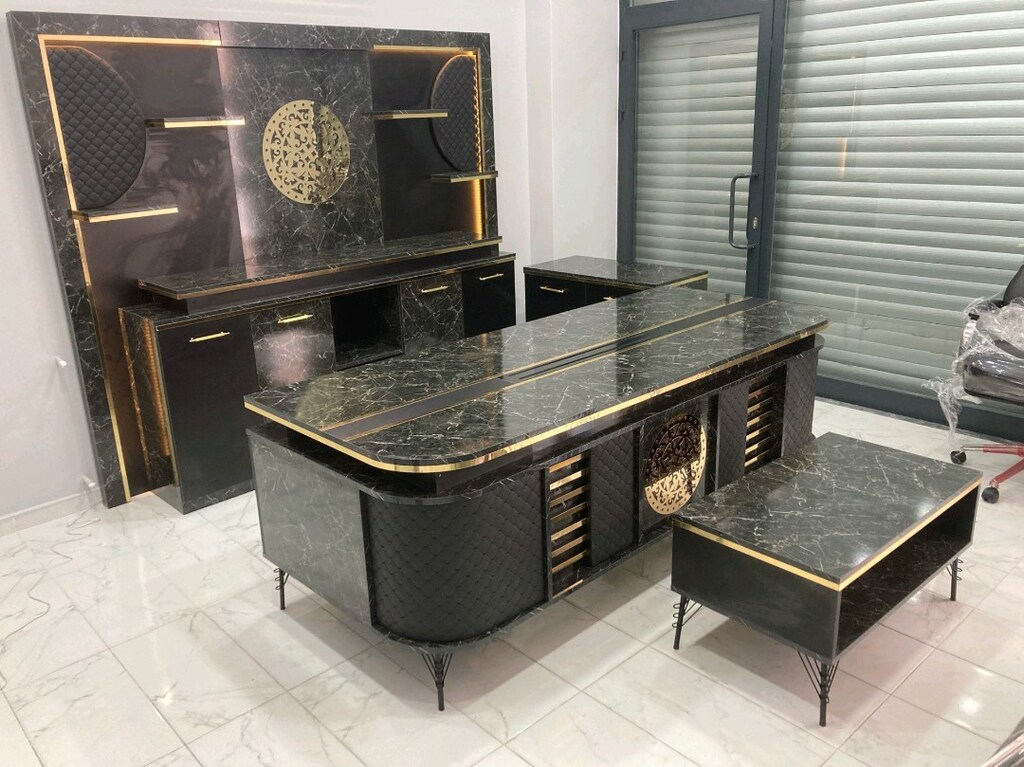 Ofis Mobilyası Makam Odası Büro Takımı - 4
