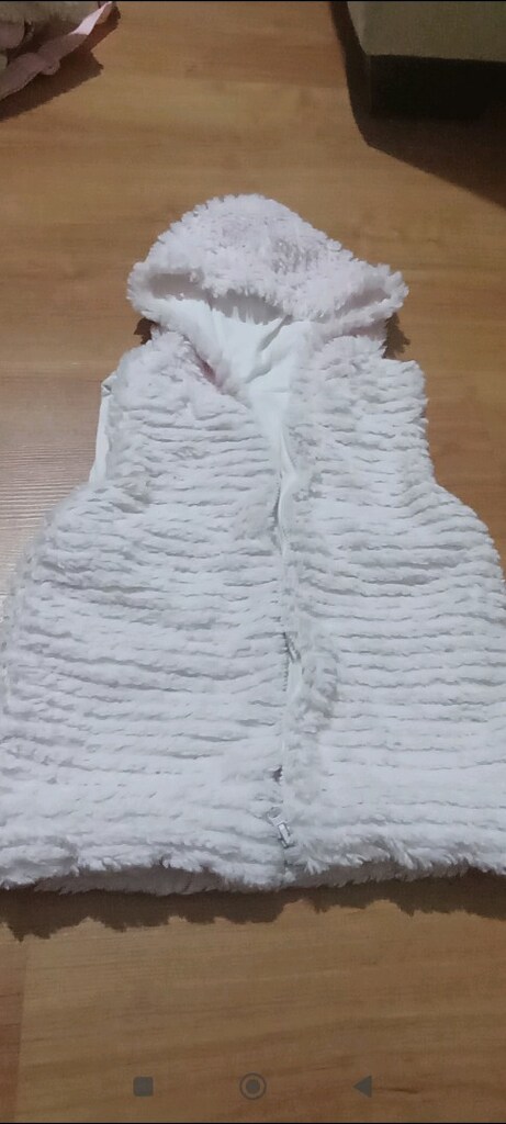 peluş hırka yelek ve sapka - 7