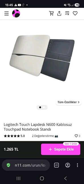 Logitech lapdesk n600 laptop altlığı