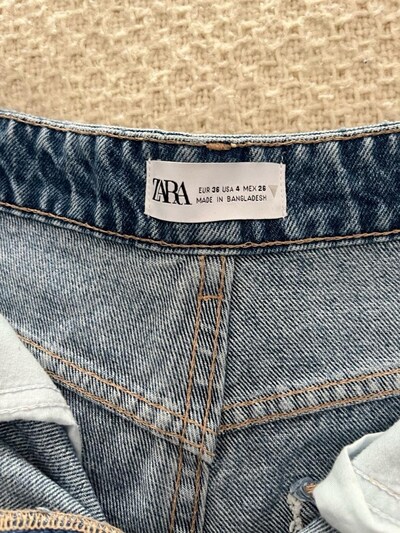 Zara denim şort