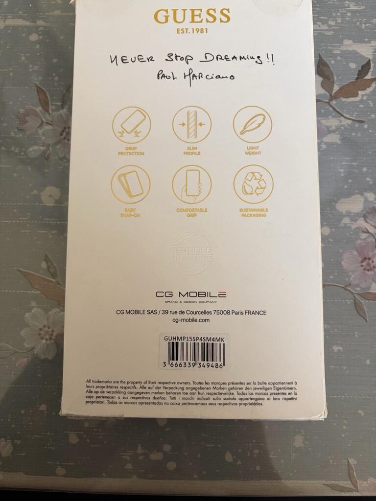 GUESS iPhone 15 Kılıfı – MagSafe Uyumlu, Siyah - 2