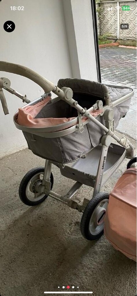 babyplus pembe bebek arabası - 2