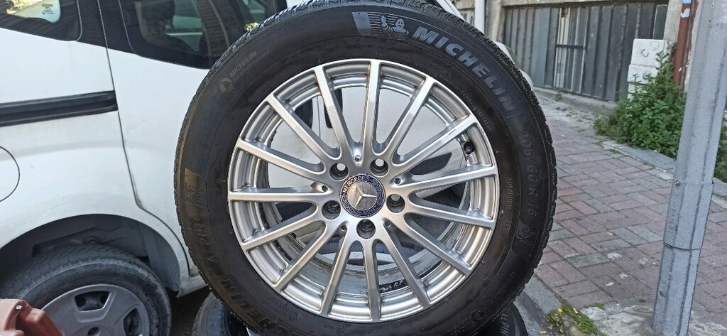 SIFIR GİBİ 205 60 16 MİCHELİN VE 5X112 ORJİNAL JANTLAR - 2