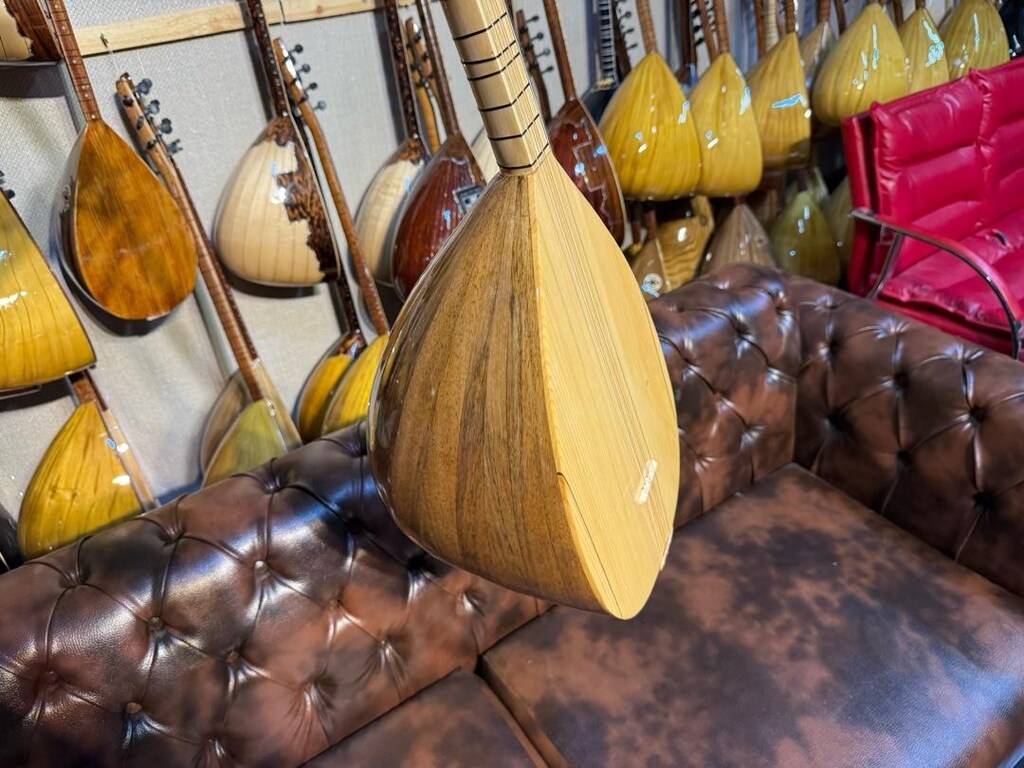 TAM PROFESYONEL 41 TEKNE CEVİZ AĞACI UZUN SAP SAZ - 4