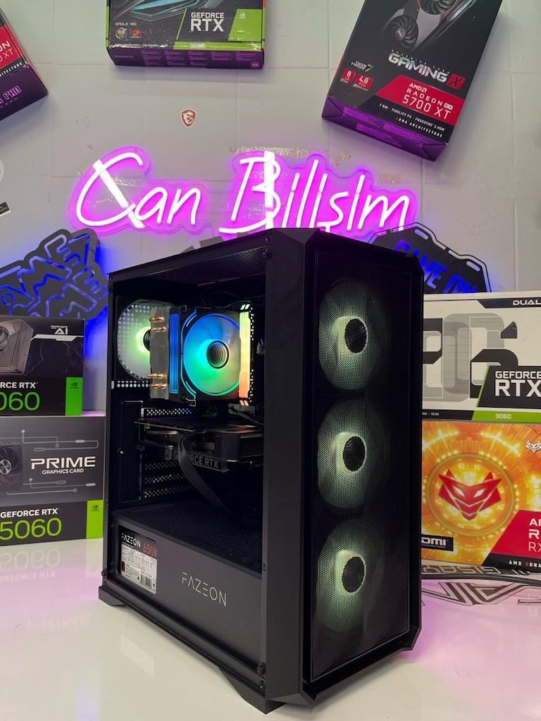 RYZEN 5 5600X // RTX 4060 // ARGB RAM // FIRSAT OYUN BİLGİSAYARI - 5