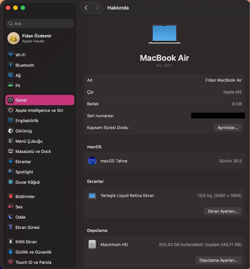 APPLE M2 ÇİPLİ 13,6 İNÇ MACBOOK AIR - 7