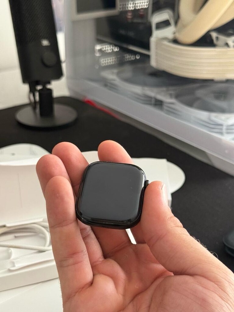 Apple Watch Series 10 46mm ÇELİK KASA Jet Black GPS - 8