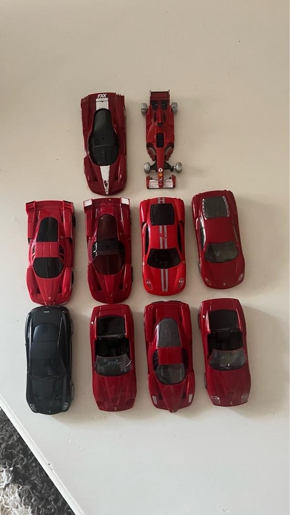10 adet shell benziliğin verdiği ferrari seti - 2