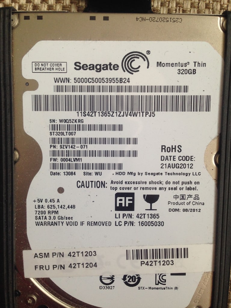 TOSHİBA 1TB SEAGATE 1TB SEAGATE 320GB SATA 2.5" HARDDİSK NOTEBOOK - 4