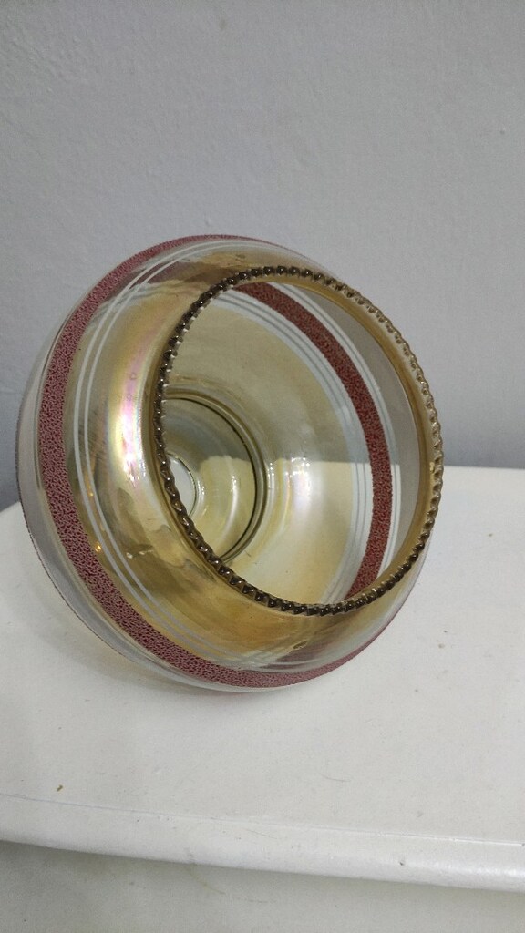 45-50 Yıllık Cam Avize Lamba Başlığı - 10