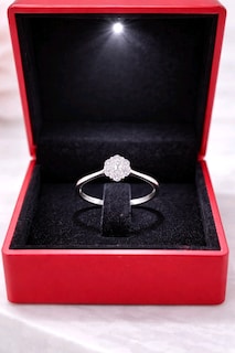 Zen Pırlanta Reina 0.18 Ct Pırlanta Yüzük Sertifikalı + Işıklı Kutu - 3