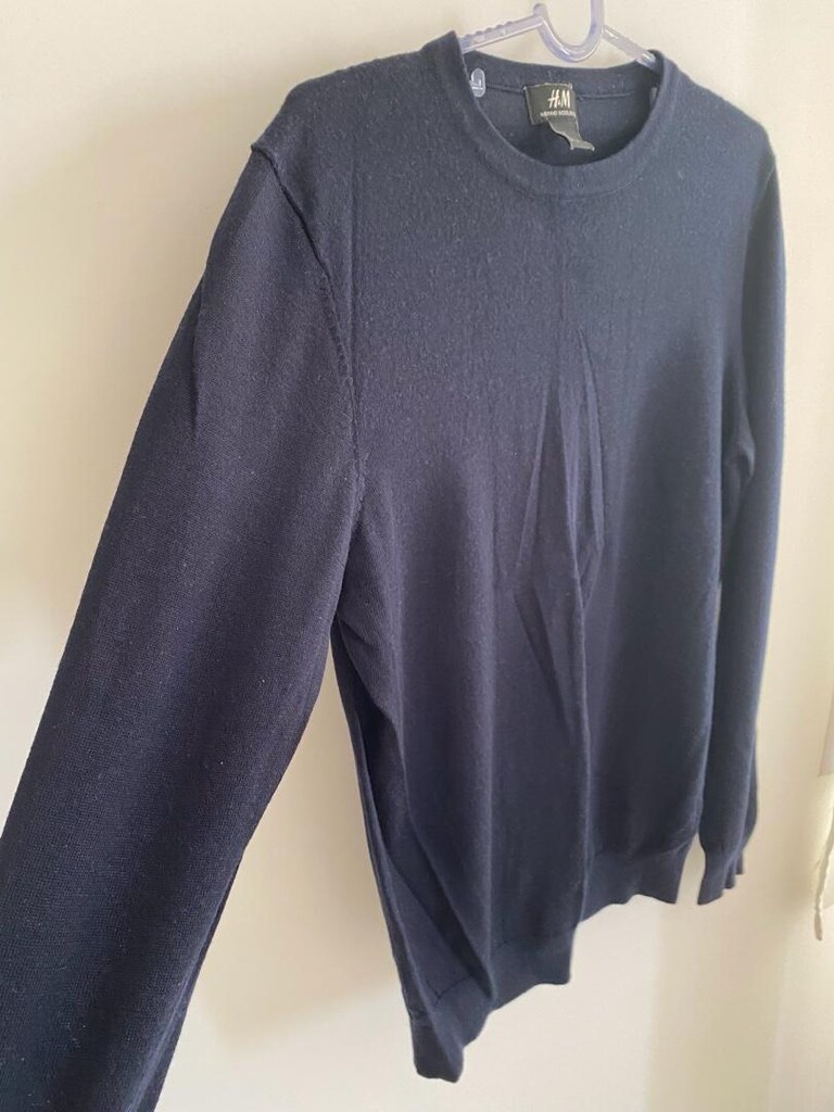 H&M Small lacivert kazak - 4