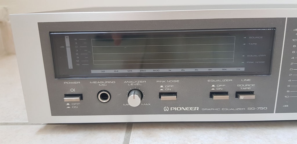 PIONEER SG-750 EKOLAYZER. AMBALAJ TEMİZLİKTE. EMSALSİZ. KUSURSUZ. - 5