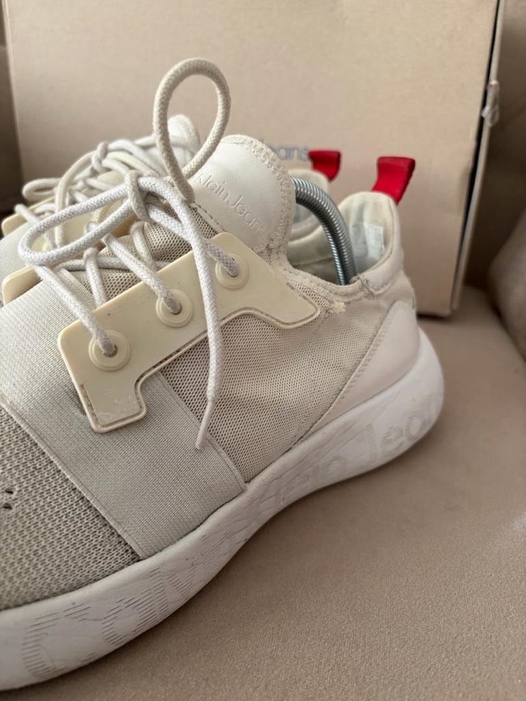 Calvin klein ayakkabı beyaz 43 numara - 4