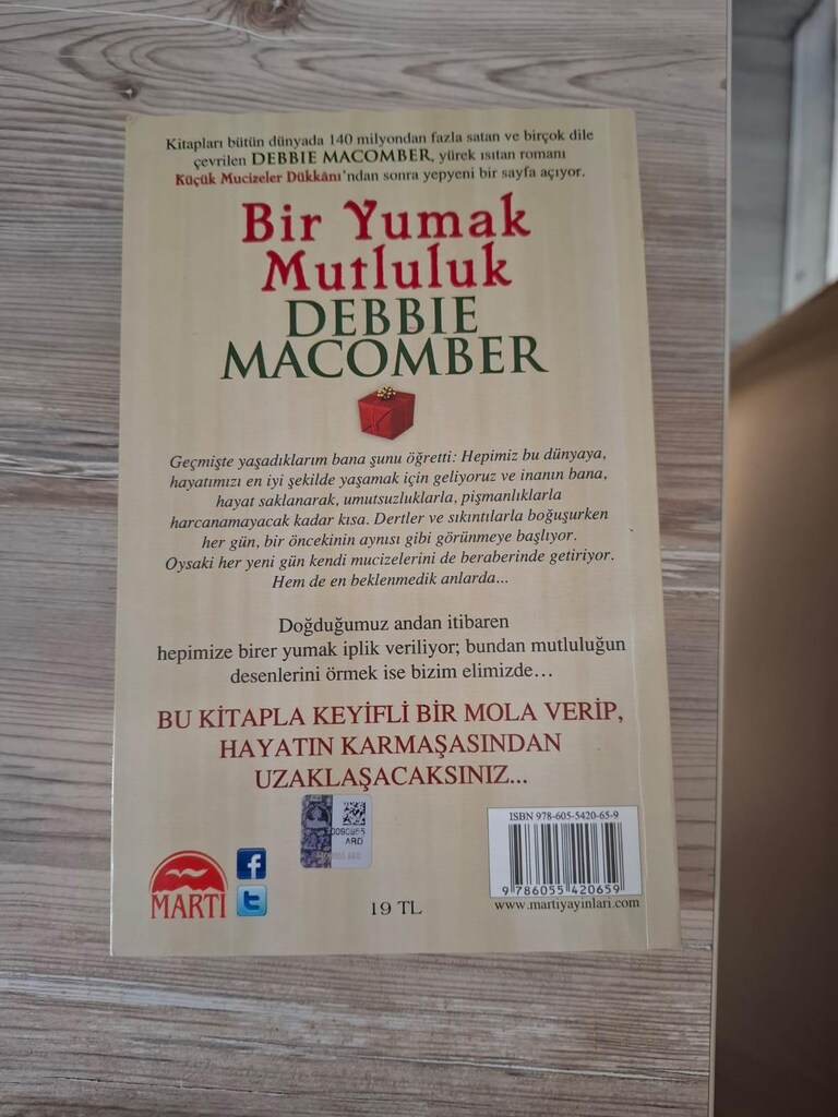 BİR YUMAK MUTLULUK SIFIR AYARINDA KİTAP DEBBIE MACOMBER - 2
