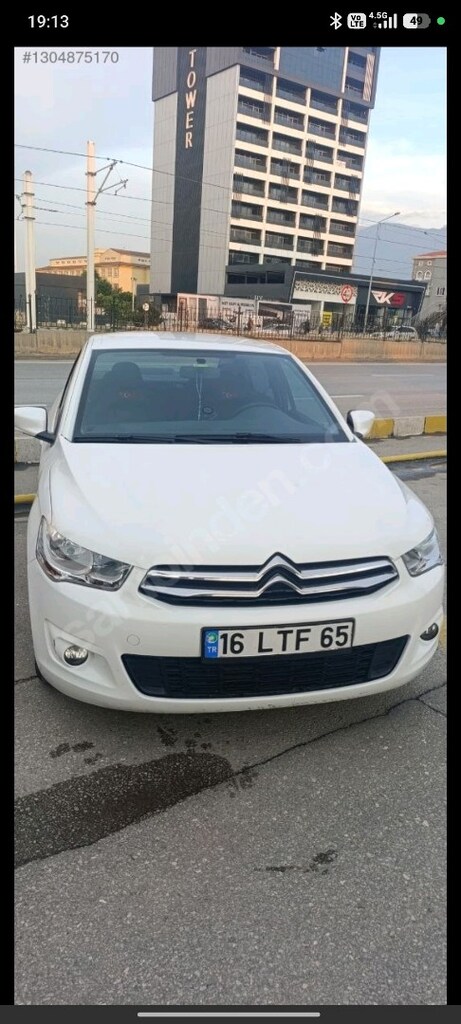 2015 model Citroen c-elysée comfort 140.000'de hatasız 1.6 hdi - 6