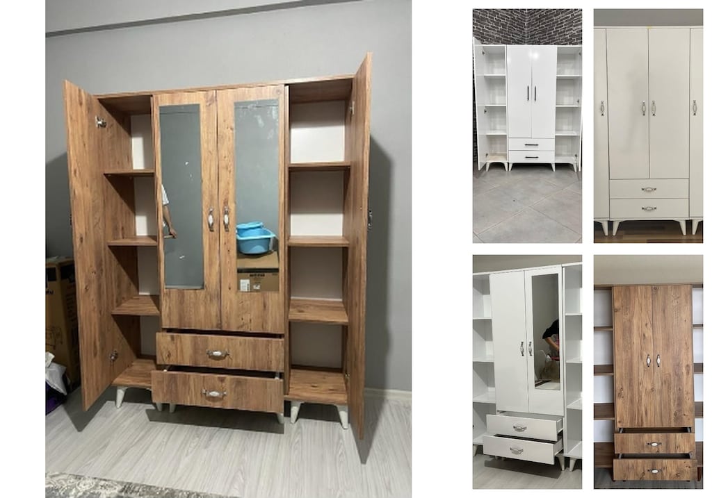 4 kapaklı elbise dolabı psbdisbcid - 5
