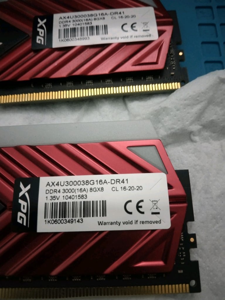 xpg RGB ram 16 gb 2x8gb - 2