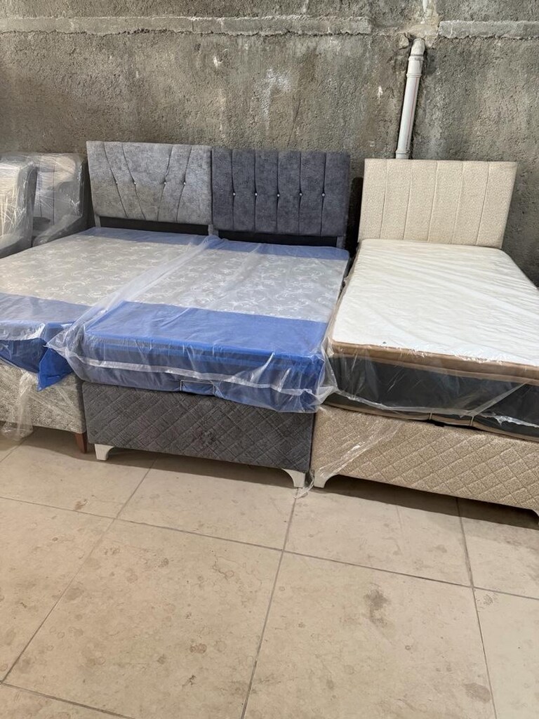 sıfır lüks tek kişilik baza başlık yatak - 5