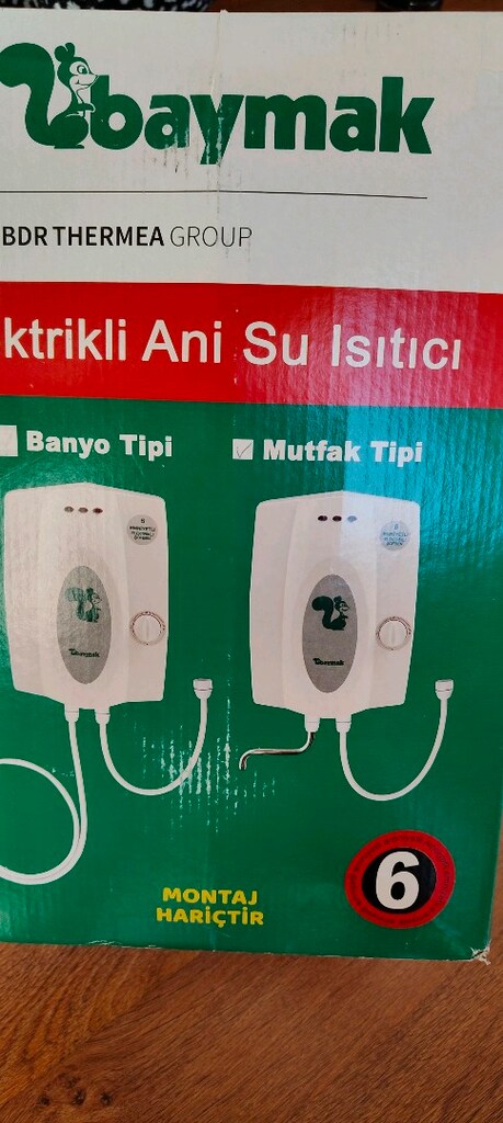 baymak mutfak tipi su ısıtıcı - 2