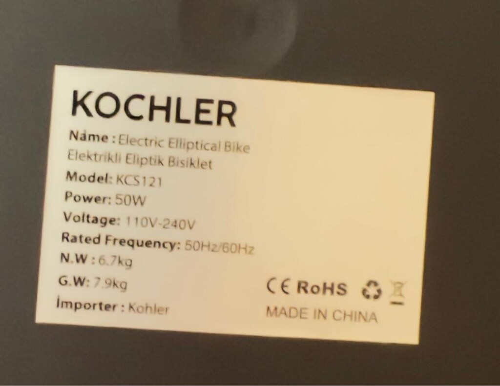 Kochler Eliptik Kondisyon Bisikleti Egzersiz Aleti - 5