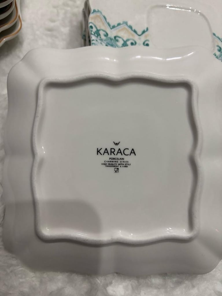 ACİLL!! KARACA 30 PARÇA 6 KİŞİLİK KAHVALTI TAKIMI - FİL DESENLİ - 2