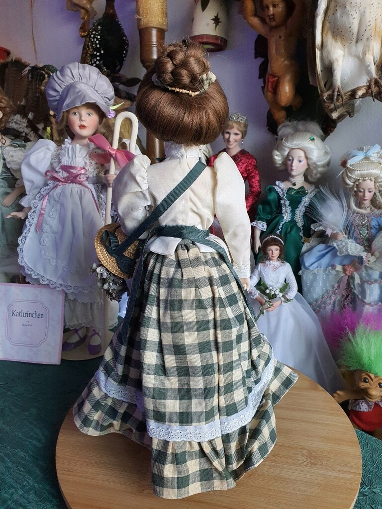 porselen bebek vintage damgalı sertifikalı - 7