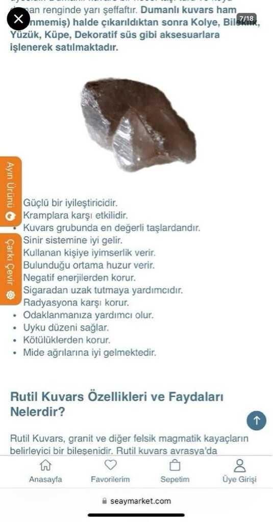 Kristal Kuvars Doğaltaş Kolye - 9