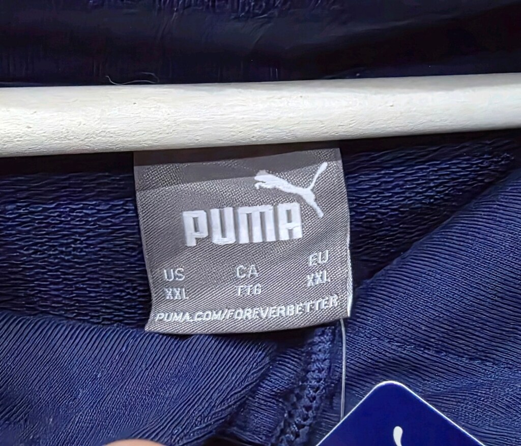 PUMA XXL Lacivert arma baskılı yazılı tribün kapşonlu sweet orijinal - 8