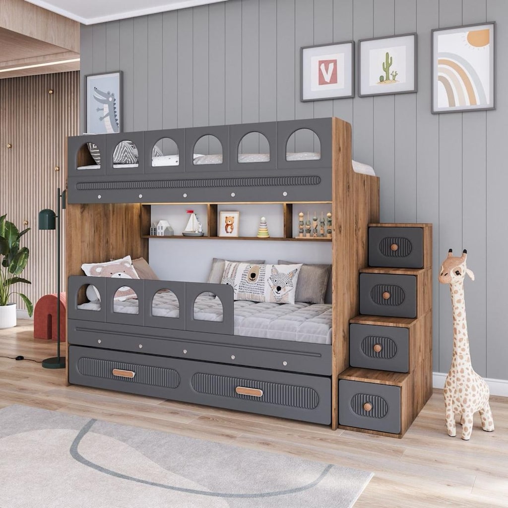 Ranza Yavrulu Komple Full Mdf Çelik Destekli - 6