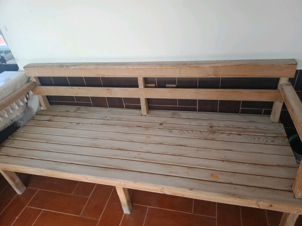 Ahsap sedir iki âdet ister balkonda kullan ister bagda bahçede - 4