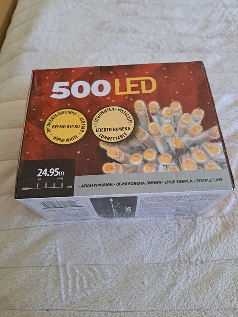 500 LED ışık beyaz