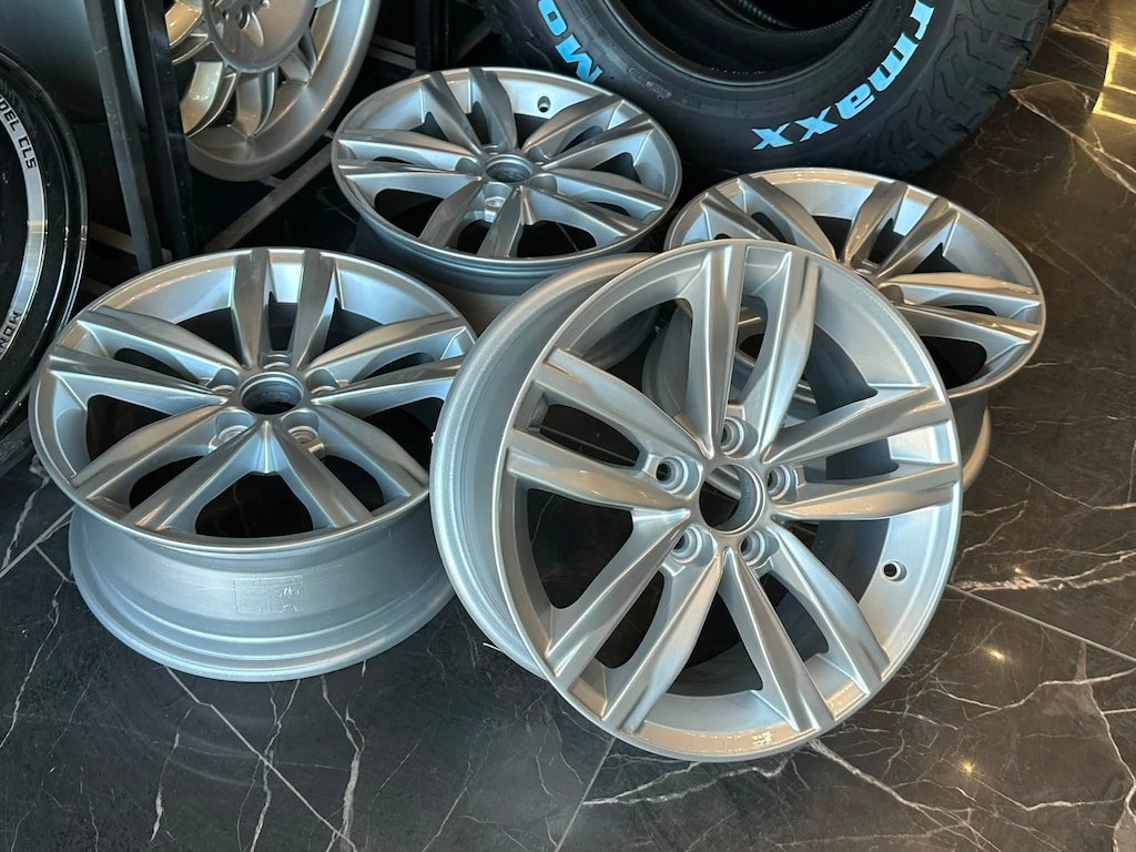 15 JANT 5X100 VW POLO SEAT İBİZ FİAT DARTFORD SIFIR GİBİ HATASIZ TAKIM - 3