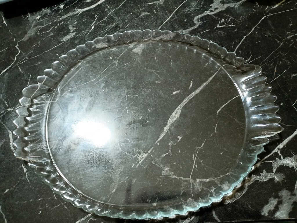 Paşabahçe cam yuvarlak tepsi - 4