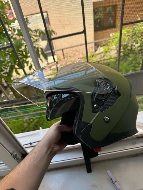 Sıfır Ayarında JK526 Yarım Kask | Güneş Vizörlü | ECE Sertifikalı XL