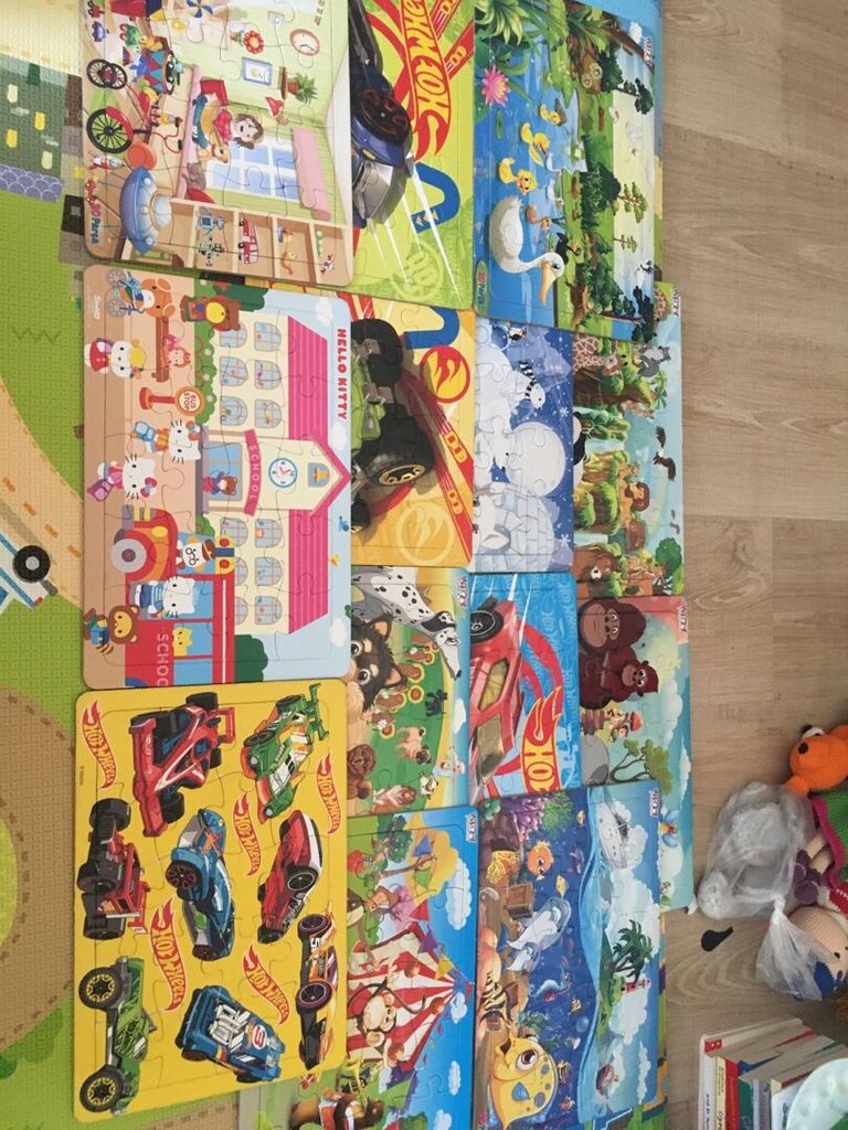 22 adet çok parçalı puzzle yapboz, sıfır ayarında - 2