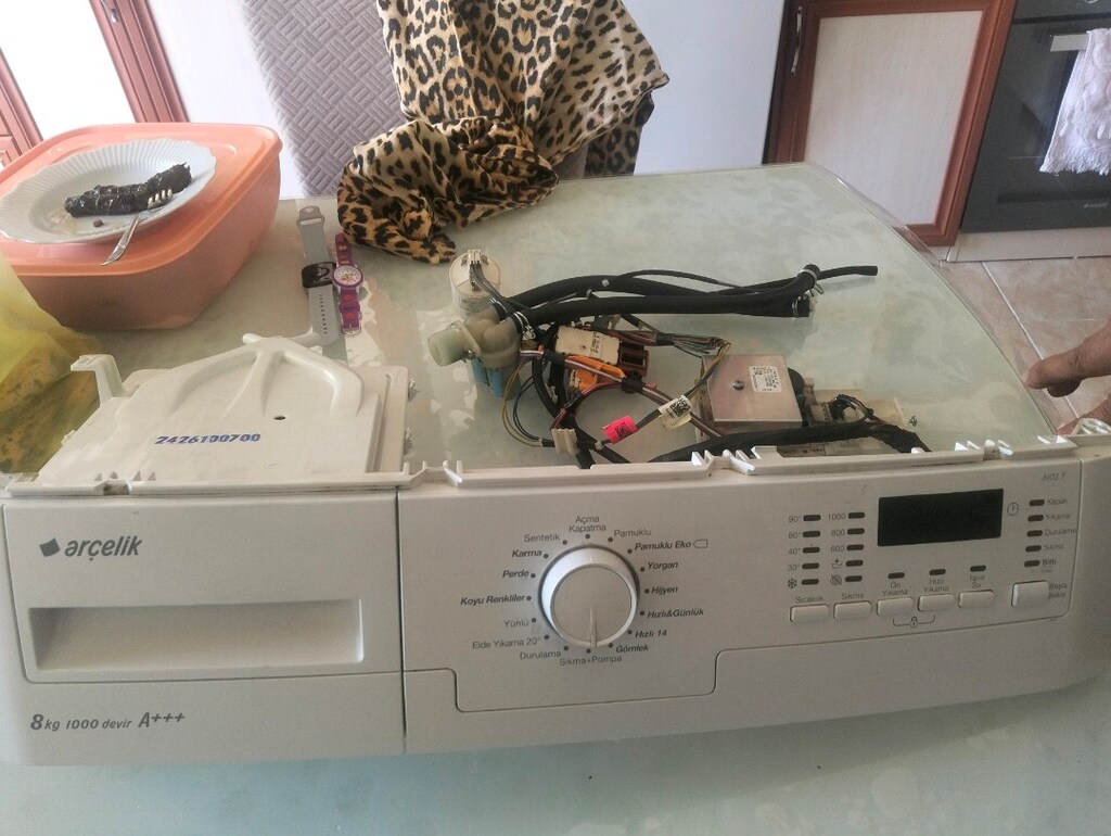 Arçelik 8103 y çamaşır makinesi elektrik yedek parca - 6