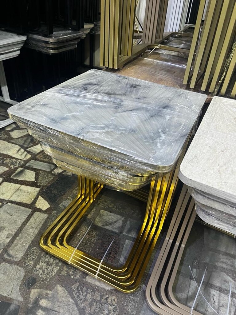 imalattan eve teslim gold 4 lü sehpa - 2