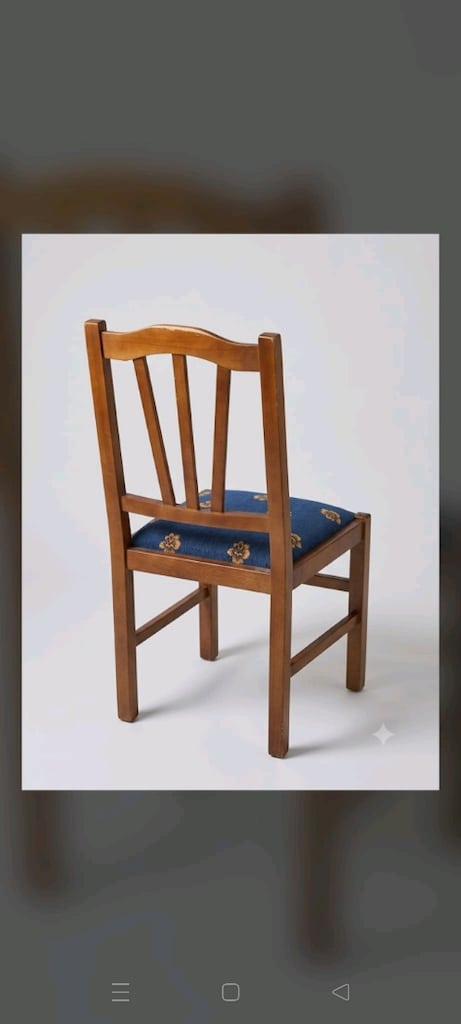 Ahşap 4, adet sandalye - 4