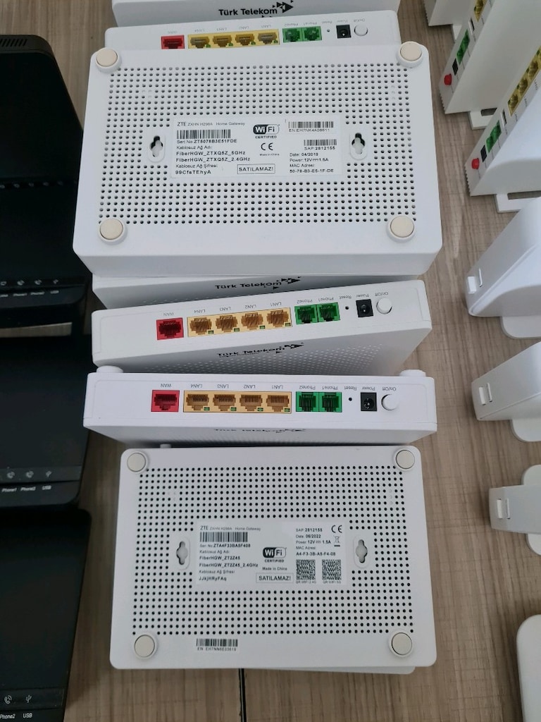 ZTE ZXHN H298A (AC1200) 5GHz Fiber Modemler - 2