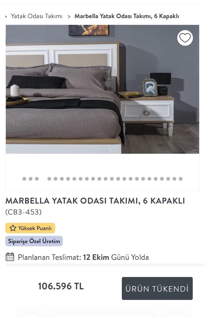 YATAK ODASI TAKIMI ÇETMEN MARBELLA - 2