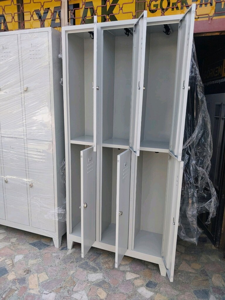 6 KAPILI SOYUNMA DOLABI UCRETSIZ TESLIMAT - 4