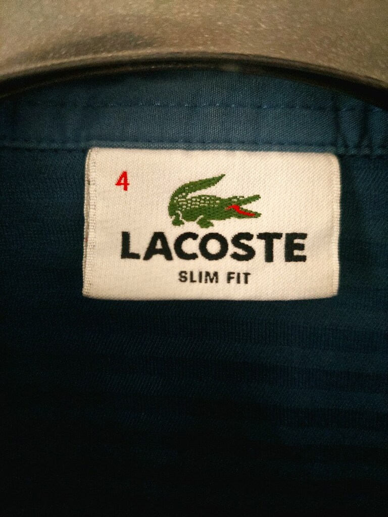 Lacoste erkek mavi polo yaka tshirt - 8