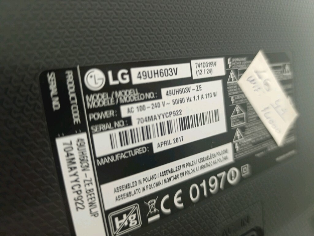 49 uhd lg tv - 2
