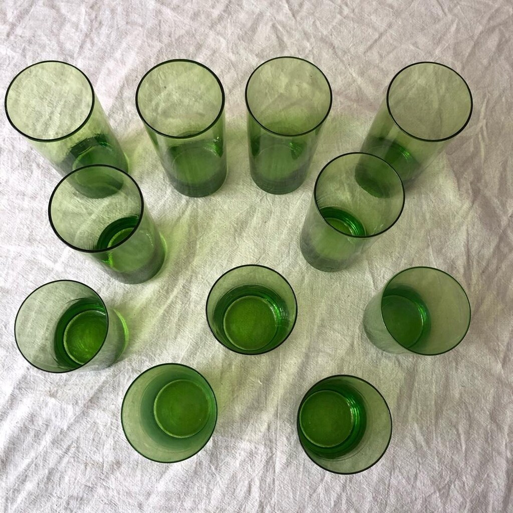 11 adet incecik vintage bardaklar ,adres ve detay açıklamada yazılı - 2
